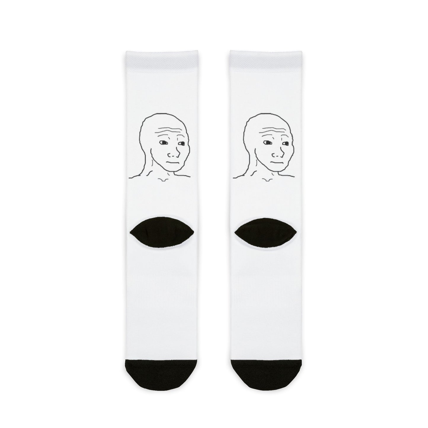 Wojak Crew Socks | Fun, Quirky Gifts for Meme Lovers