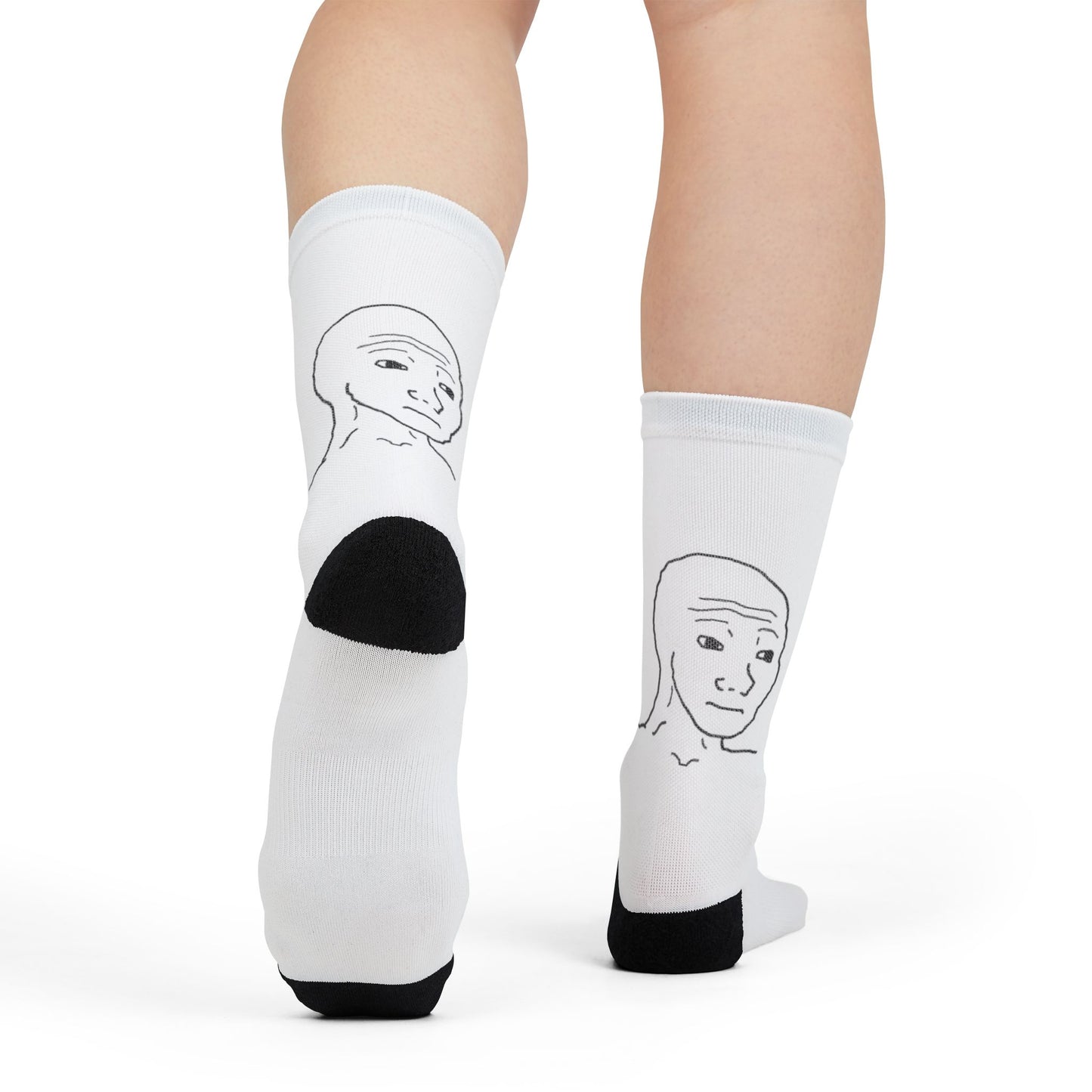 Wojak Crew Socks | Fun, Quirky Gifts for Meme Lovers